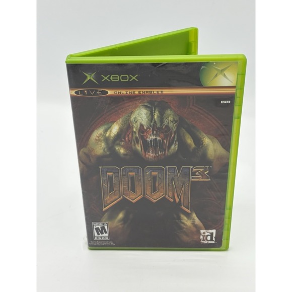Other - Doom 3 Microsoft Xbox, 2005 Complete and Tested Video Game FPS